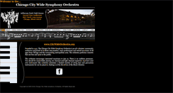 Desktop Screenshot of citywideorchestra.org
