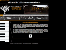 Tablet Screenshot of citywideorchestra.org